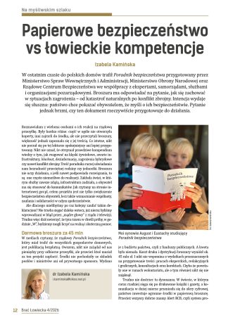 Papierowe bezpieczeństwo vs łowieckie kompetencje
