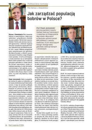 Jak zarządzać populacją bobrów w Polsce? Rozmowa z Pawłem Janiszewskim