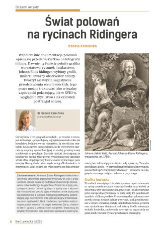 Świat polowań na rycinach Ridingera