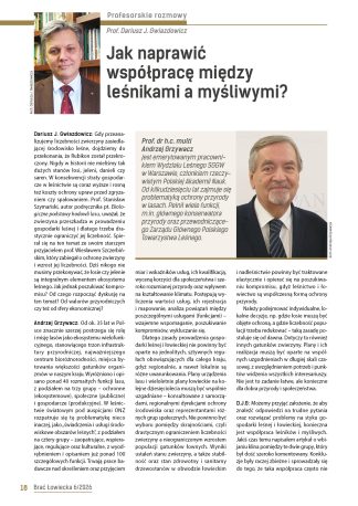 Jak naprawić współpracę między leśnikami a myśliwymi? Rozmowa z Andrzejem Grzywaczem