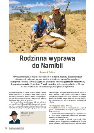 Rodzinna wyprawa do Namibii