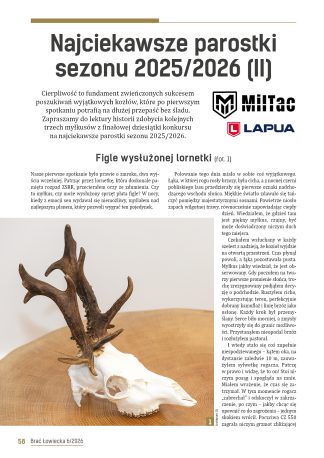 Najciekawsze parostki sezonu 2025/2026 (II)