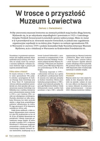 W trosce o przyszłość Muzeum Łowiectwa