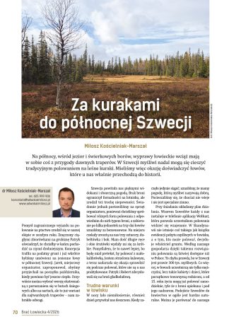 Za kurakami do północnej Szwecji