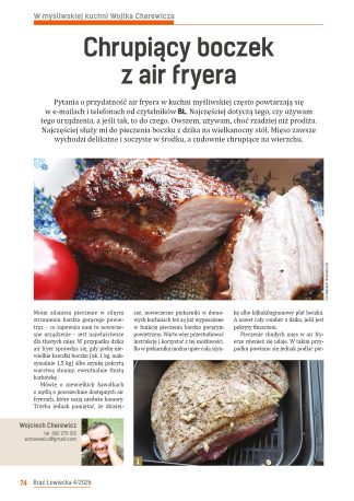 Chrupiący boczek z air fryera
