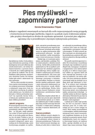 Pies myśliwski – zapomniany partner
