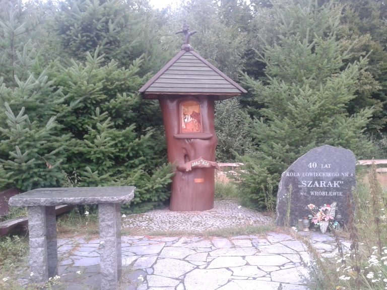 Ołtarzyk koła łowieckiego nr.8 szrak z wróblewa