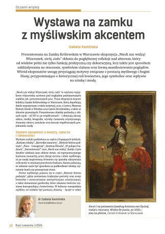 Wystawa na zamku z myśliwskim akcentem
