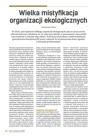 Wielka mistyfikacja organizacji ekologicznych