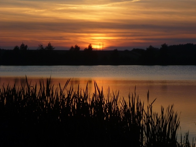 zachód słońca