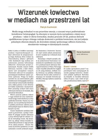 Wizerunek łowiectwa w mediach na przestrzeni lat