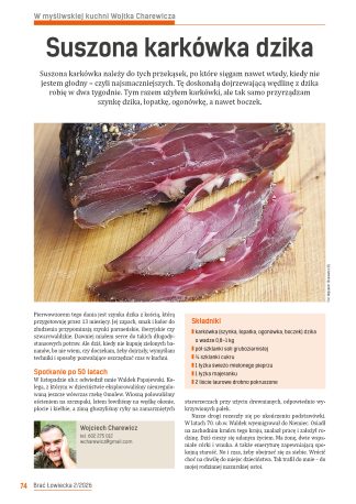 Suszona karkówka dzika