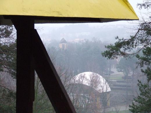 Widok ze Skoczni Narciarskiej w Czarnkowie