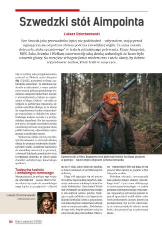Szwedzki stół Aimpointa