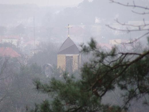 Widok ze Skoczni Narciarskiej w Czarnkowie