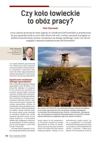 Czy koło łowieckie to obóz pracy?