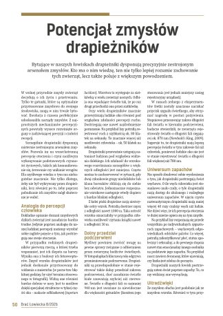 Potencjał zmysłów drapieżników