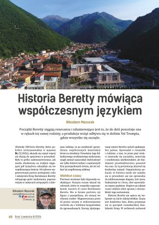 Historia Beretty mówiąca współczesnym językiem