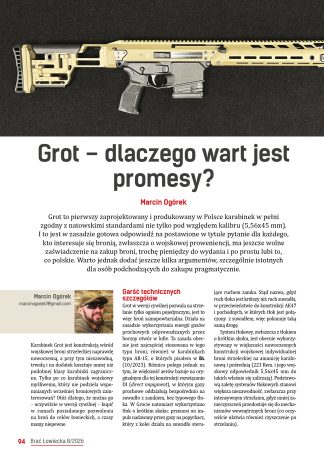 Grot – dlaczego wart jest promesy?