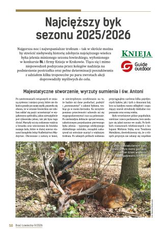 Najcięższy byk sezonu 2025/2026