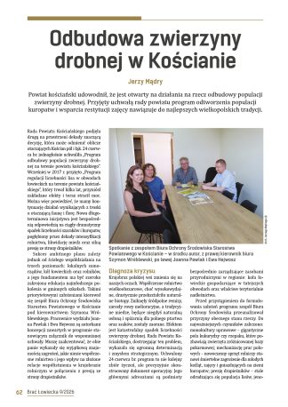 Odbudowa zwierzyny drobnej w Kościanie