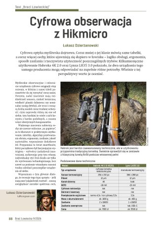 Cyfrowa obserwacja z Hikmicro