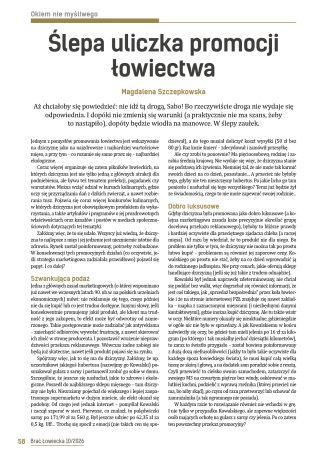 Ślepa uliczka promocji łowiectwa