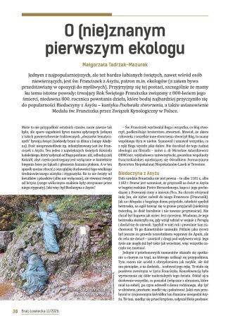 O (nie)znanym pierwszym ekologu