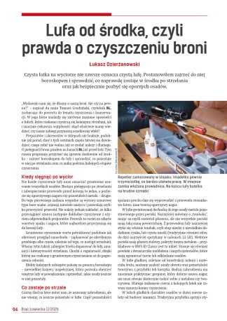 Lufa od środka, czyli prawda o czyszczeniu broni
