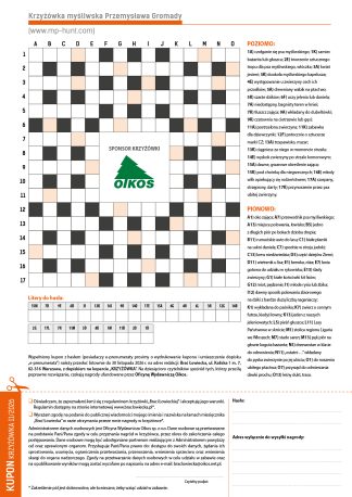 Krzyżówka myśliwska Przemysława Gromady